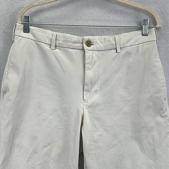 UNIQLO Women’s Ankle/Cropped Chinos Sz M Khaki Beige Cotton/Spandex EUC - Picture 2 of 9